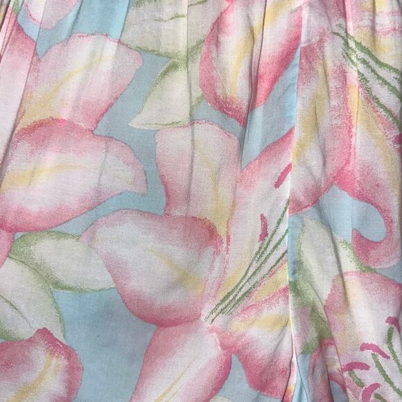 Tommy Bahama Pink Rose Mist Floral Pajama Sleep Shorts Size Small - Picture 5 of 14